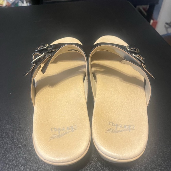 Women’s Dansko Karena Black Sandals size 39 8.5/9 - Picture 6 of 7